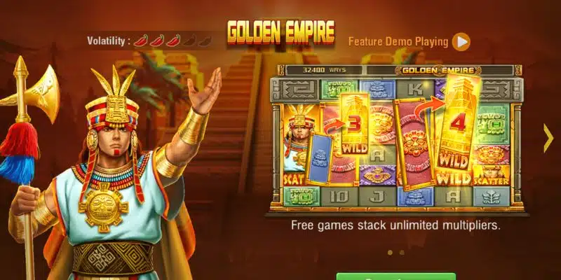 Trải nghiệm game Golden Empire cùng e những tính năng nổi bật